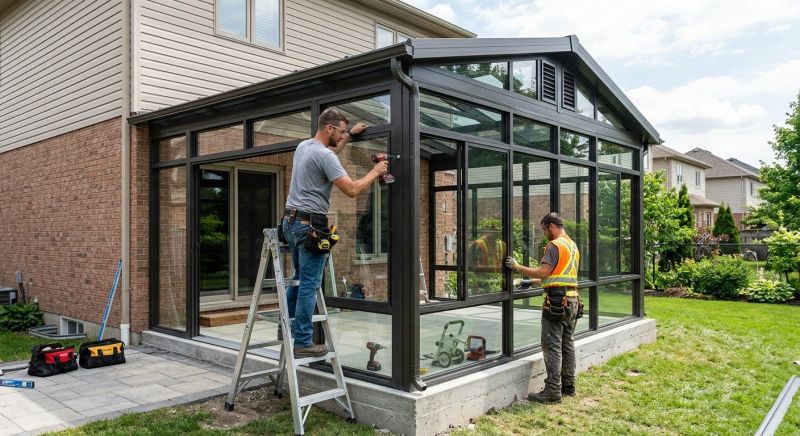 Sunroom Installation project example